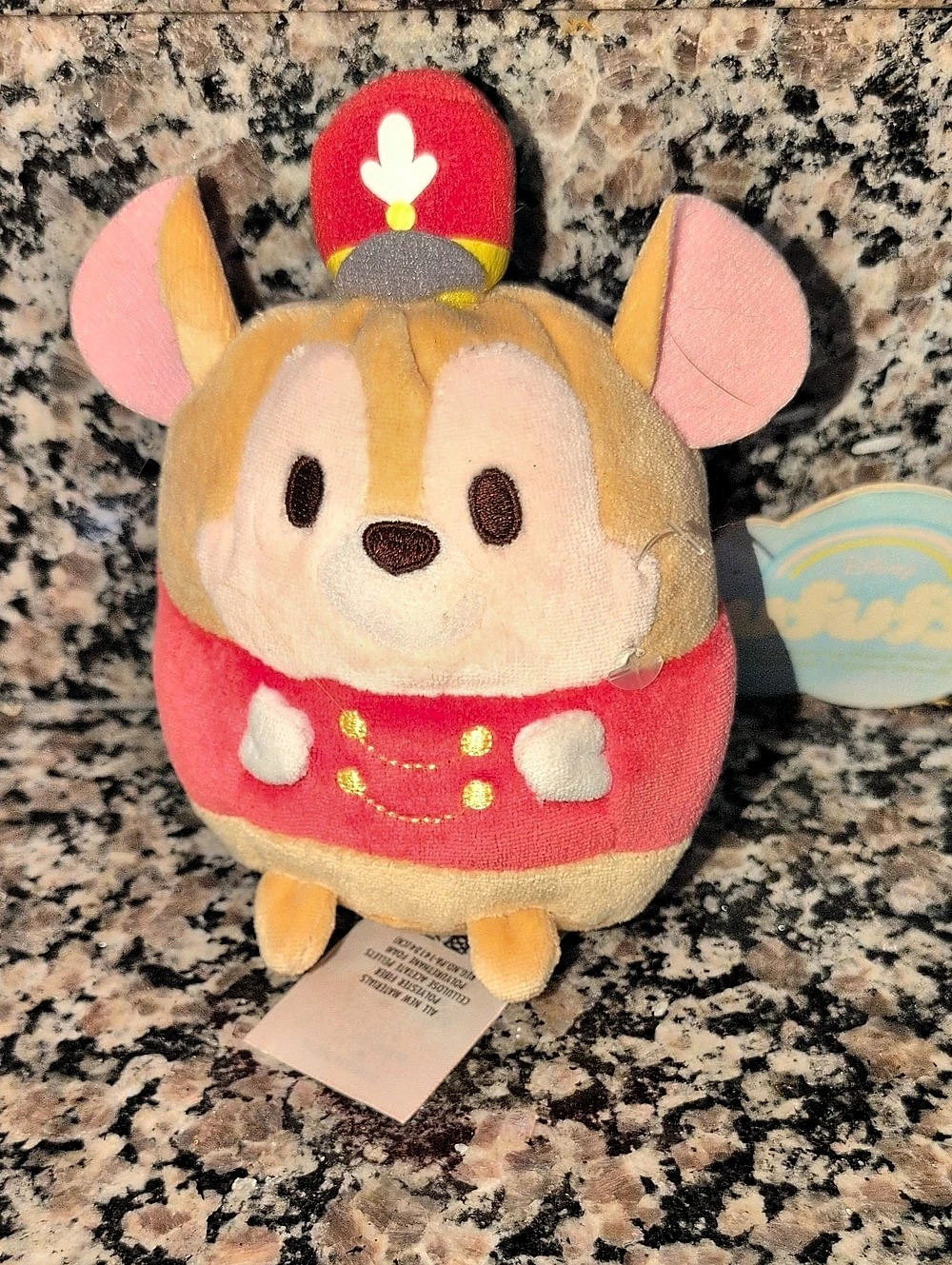 Disney Duffy Bear Plush Red & Tan